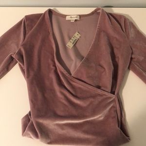 Velvet blush madewell body suit .. NWT